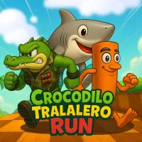 Play Game Crocodilo Tralalero Run